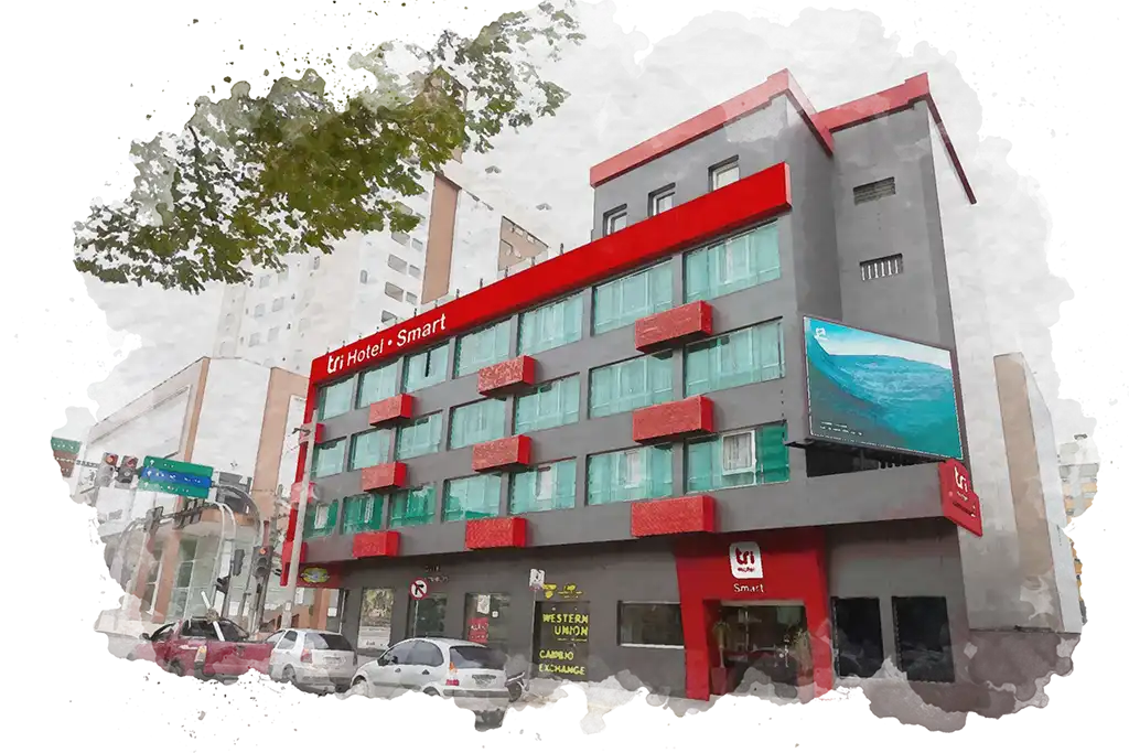 Fachada Tri Hotel Smart Criciúma