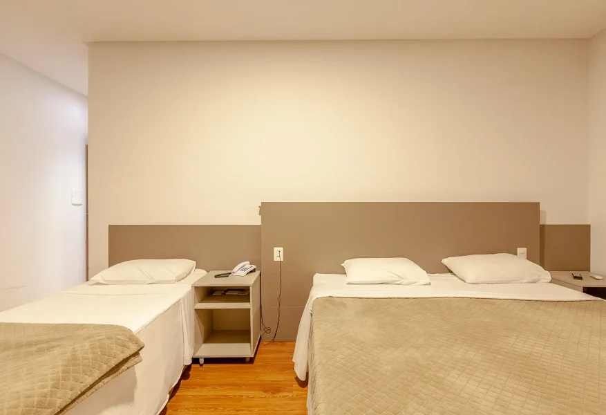 Apartamento Triplo - Casal + 1 Cama